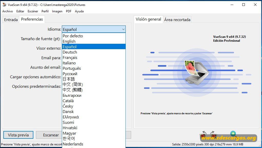 VueScan Pro full español