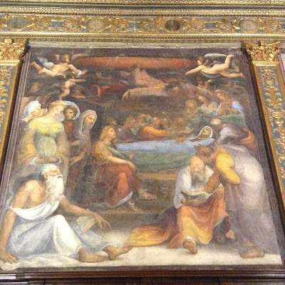 Siena, Oratorio di San Bernardino: Morte della Vergine del Beccafumi