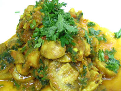 Mushrooms with Coriander and Cumin