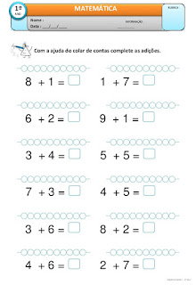 Atividades de numeros para educação infantil para imprimir Atividades de numeros para educação infantil para imprimir