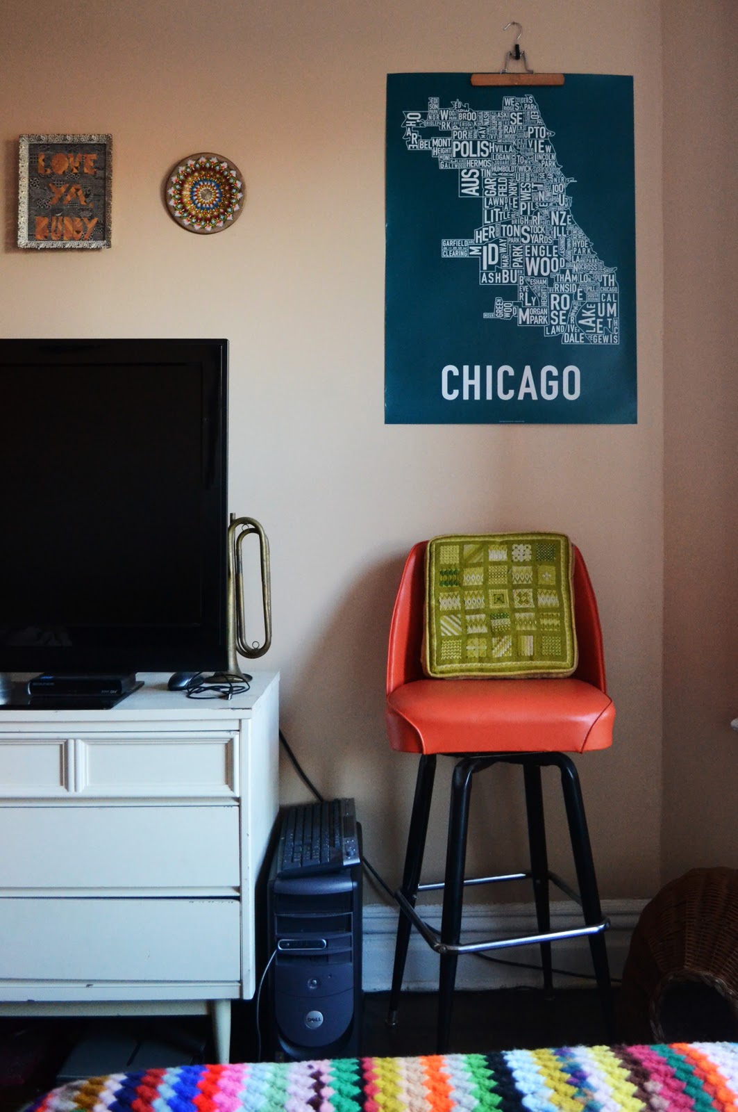 The Broke Brog Chicago poster by Ork