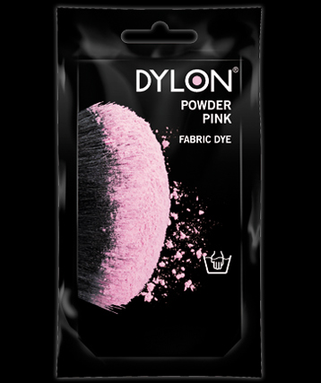 TrishAlan Designs Hand Dyed Fabric & Threads: Dylon Dye 68–Powder Pink