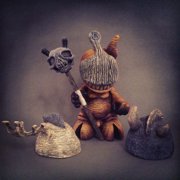 The Blot Says: Shadow Kidrobot Mascot Custom Figure by Shadoe Delgado