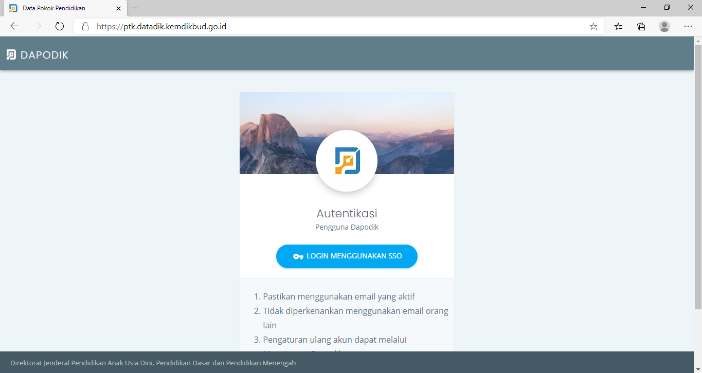 koesoengsatoe CARA LOGIN KE INFO GTK
