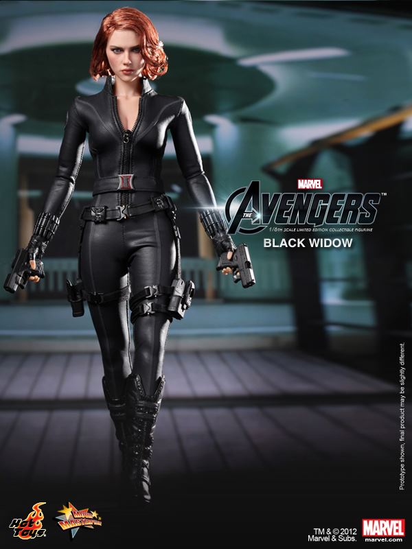 Fashion And Action Avengers Black Widow 12 Hot Toys