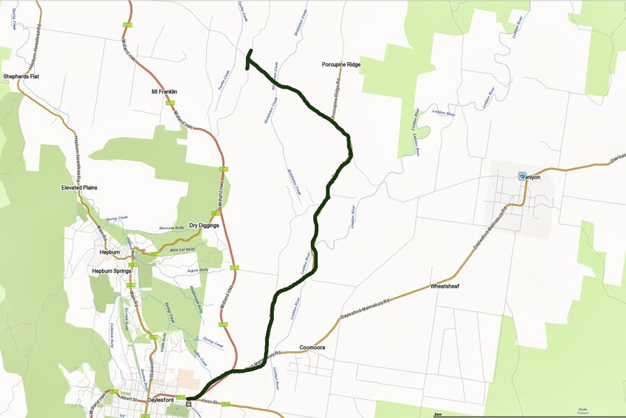 a bit of everything Porcupine Ridge Road....