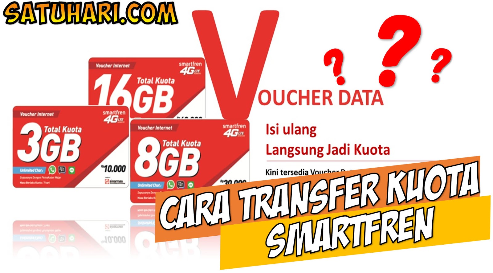 Baru Cara Transfer Kuota Telkomsel Indosat 3 Xl Axis Smartfren