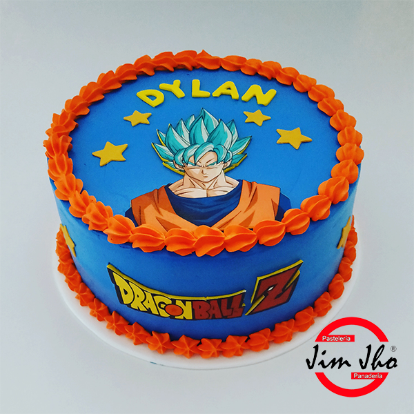 Tortas Blacky - Torta dragon ball Z Adornos comestibles!