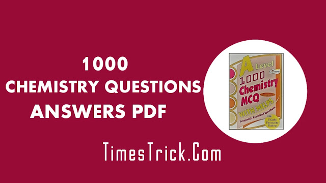 1000 Chemistry Questions And Answers PDF Download