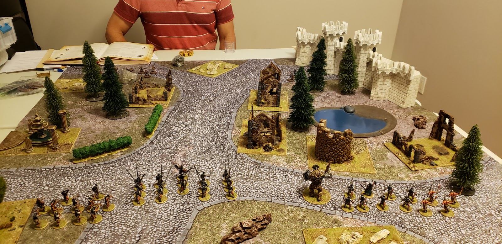 Mike's Wargaming Blog Battle Report Middle Earth Strategy Battle