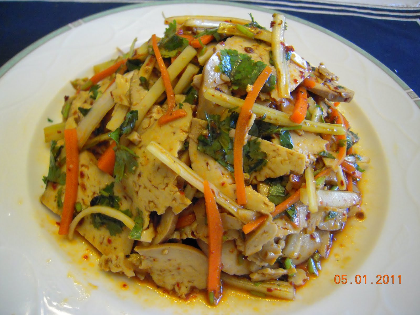 BubDota Spicy Bean Curd Salad