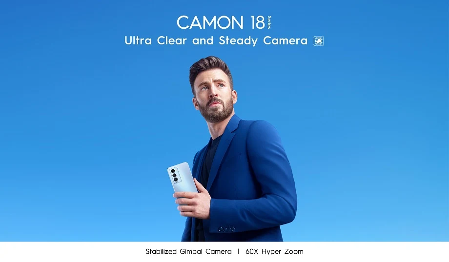 TECNO Brand Ambassador Chris Evans Talks About the Power of Imaging at the CAMON 18 Launch
