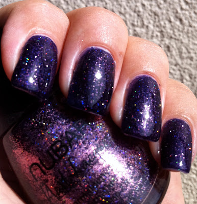 Glam Polish: Nubar - Purple Rain Glitter