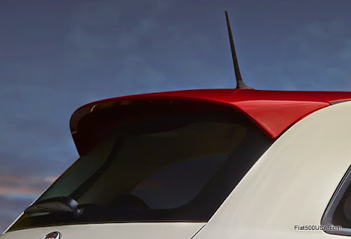 2015 Fiat 500 Ribelle Roof Spoiler
