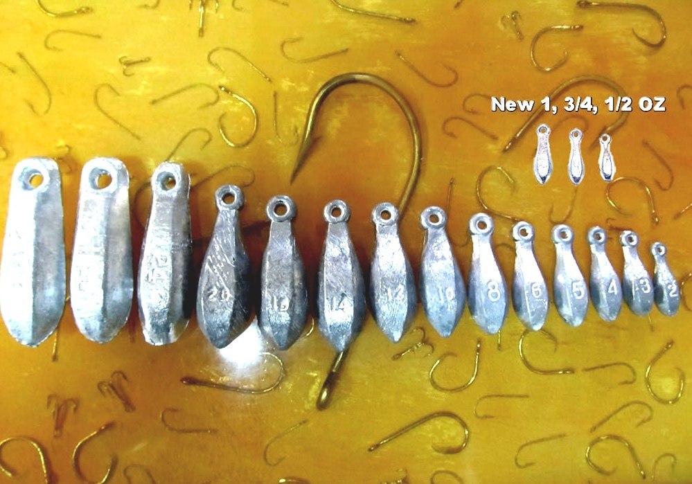 Fishing Weights Sinkers 16pc Tungsten Fishing Weights Set (1/8,