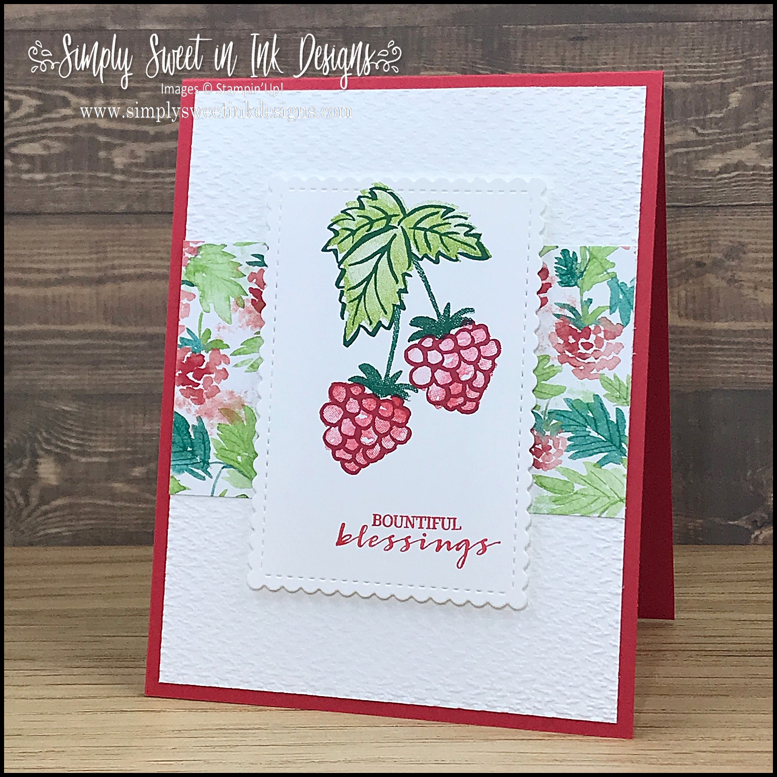 Simply Sweet in Ink Designs Berry Blessings 5Minute Cards