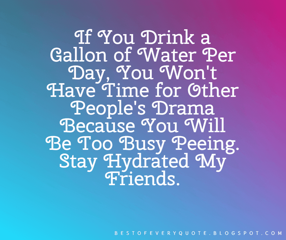 Funny quotes about water