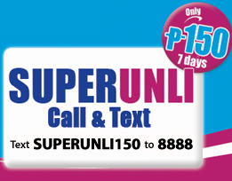 Globe Super Unli 150