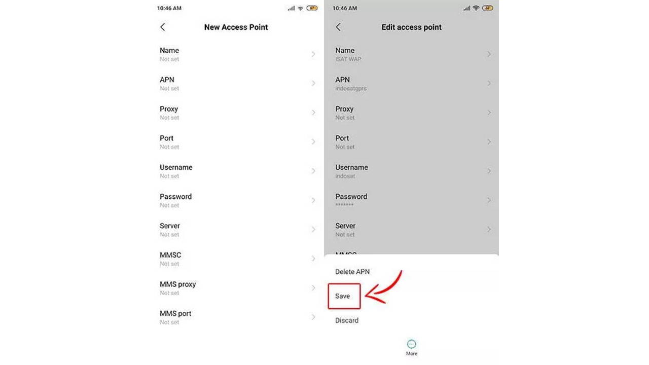 Setting APN Indosat Android Setting APN Indosat Android