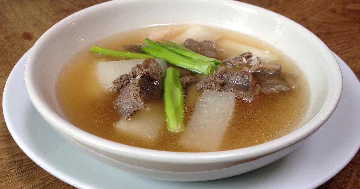 COOK WITH SUSAN Korean Beef Radish Soup