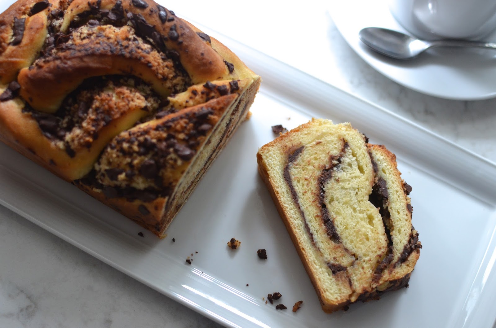 Playing with Flour Chocolate and almond paste babka