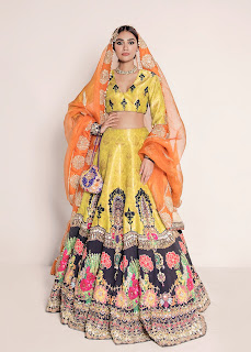 Ali Xheesan Yellow color Lehenga Choli Collection