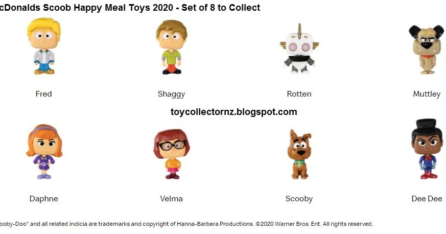 mcdonalds happy meal toys scooby doo