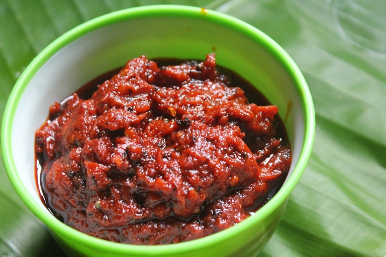 Andhra Tomato Pickle Recipe - Guntur Tomato Pickle Recipe - Yummy Tummy