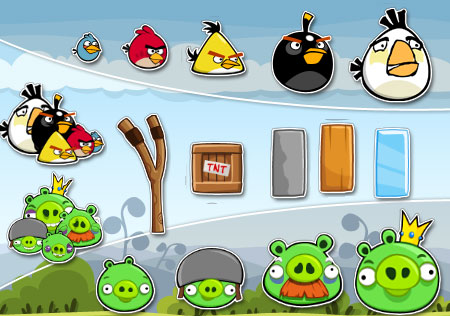 King Pig Cartoon Wallpaper "Angry Birds"