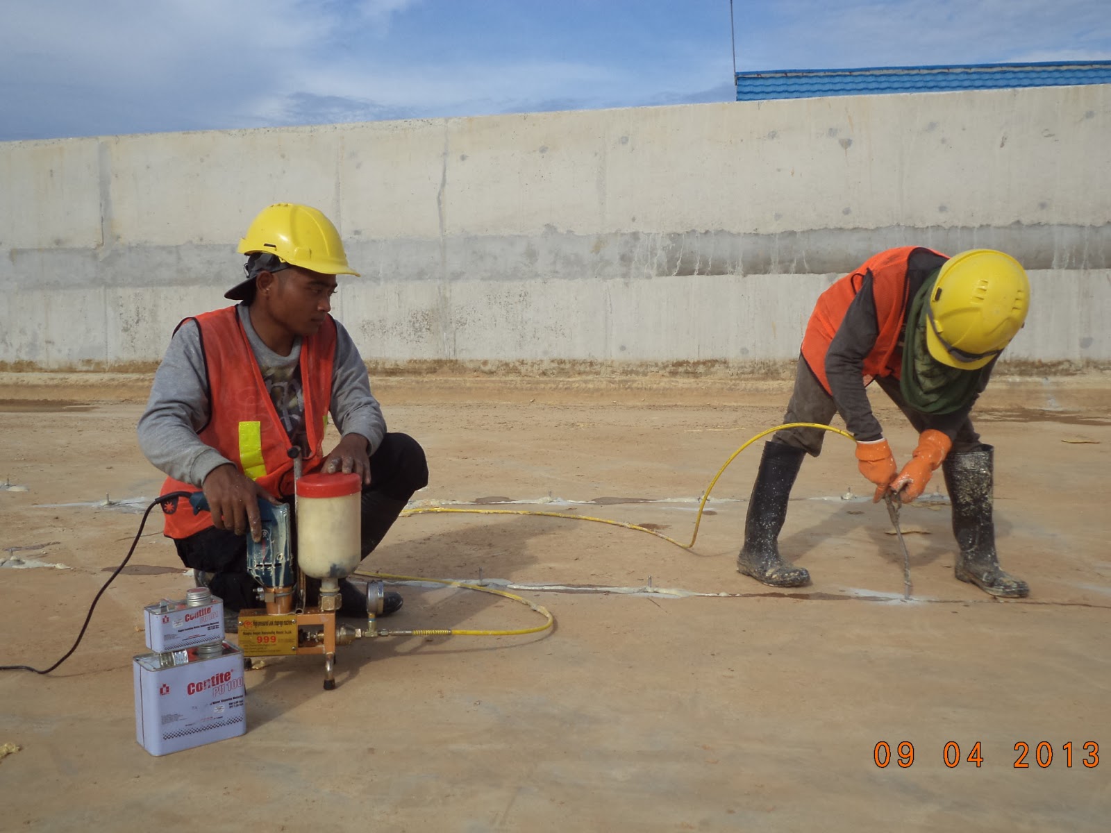 Perbaikan Bocor Pada Beton Dengan Metode Injeksi