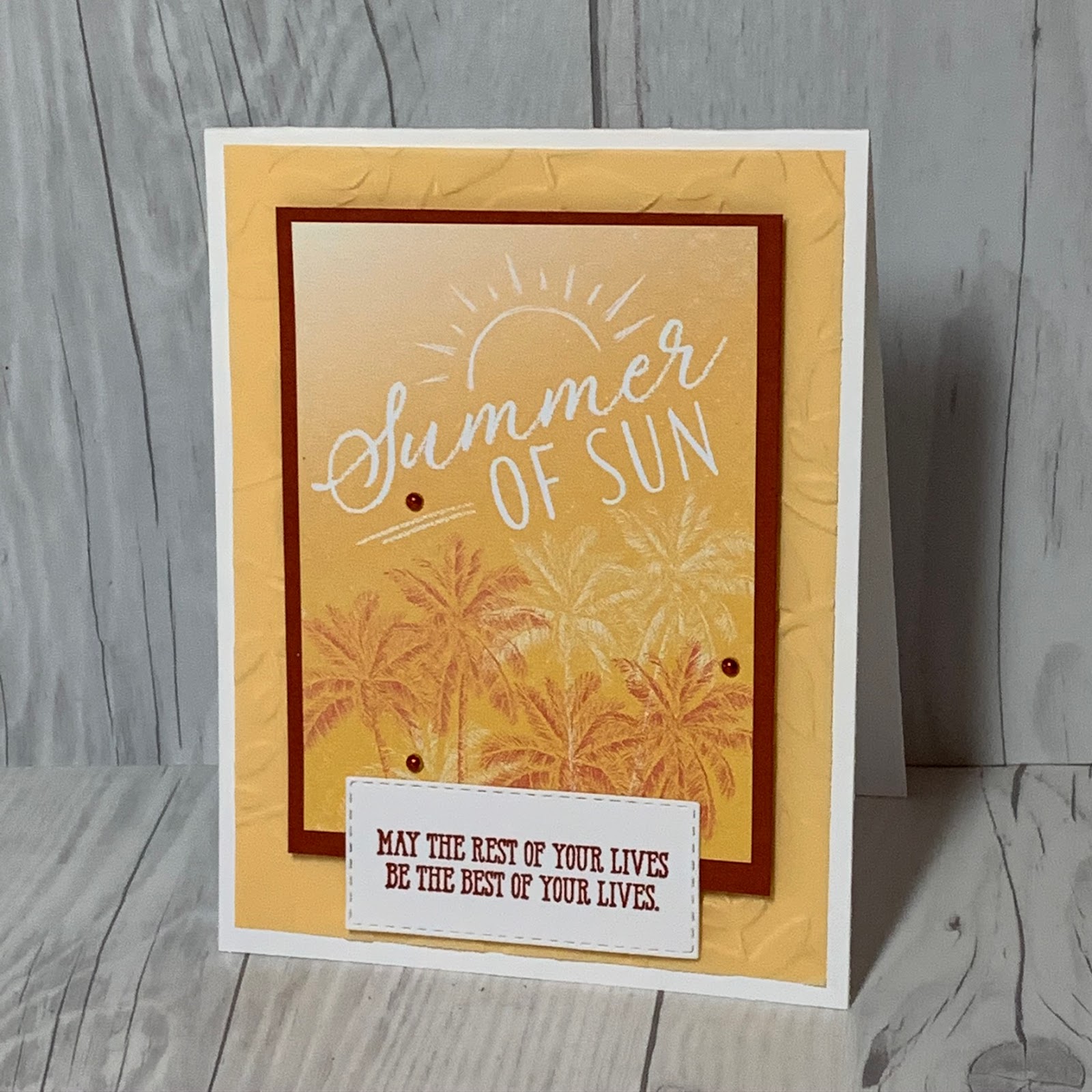 Make Fast Cards with the Memories and More Cards from the Tropical