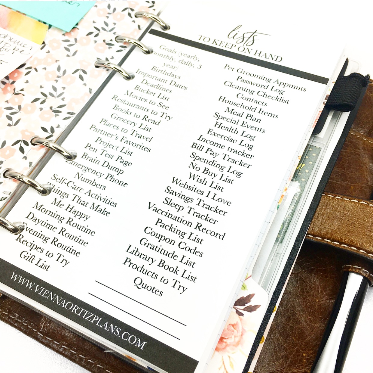 vienna ortiz plans lists