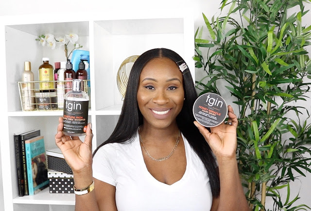 Why I LOVE TGIN Moisture Rich Sulfate Free Shampoo & Honey Miracle Hair Mask for my RELAXED Hair! | www.HairliciousInc.com