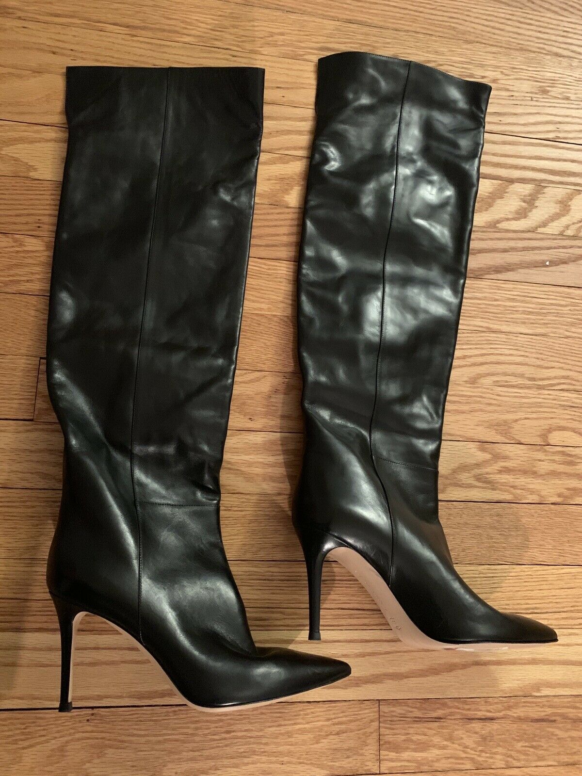 eBay Leather: Gianvito Rossi over-the-knee boots nicely modeled