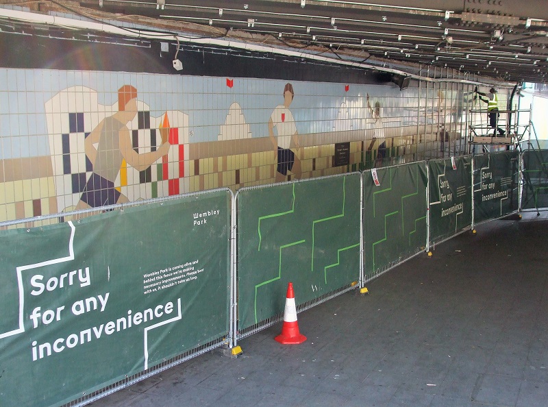 WEMBLEY MATTERS Wembley Park’s tile murals now you see them … soon
