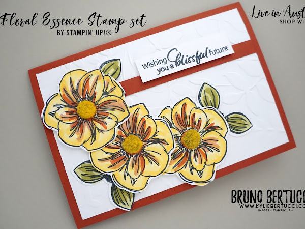 Wishing You a BLISSFUL Future | Stamin' Blends with the Floral Essence Stamp Set