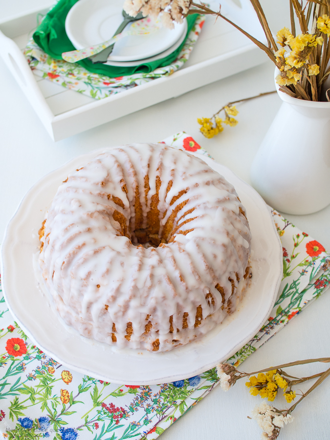 Lemon Curd Bundt Cake