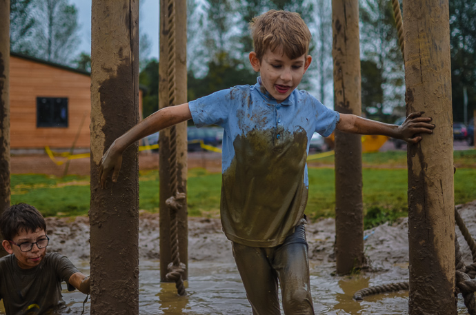 The Bear Trail, family assault course, Cullompton Devon