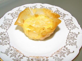 Cosulete cu crema de branza / Mini tarts with cheese cream