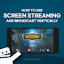 How to Use Screen Streaming and to Broadcast Vertically (EN/ID)