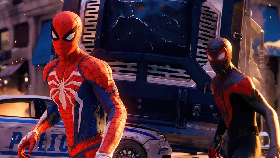 #8.1921, Spider-Man, Miles Morales, Peter Parker, 4K Wallpaper