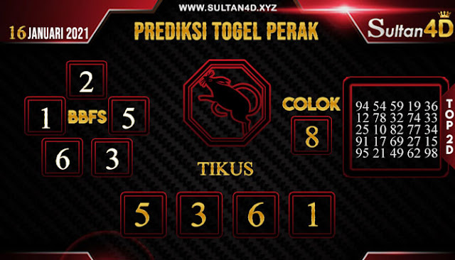 PREDIKSI TOGEL PERAK SULTAN4D 16 JANUARI 2021 PREDIKSI TOGEL PERAK SULTAN4D 16 JANUARI 2021