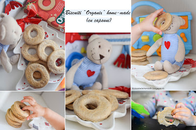 Biscuiti "Organix" home-made (cu capsuni)