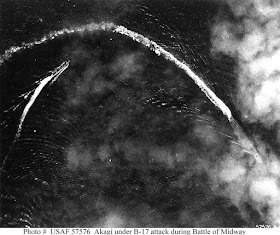 Aircraft carrier Akagi shortly before being sunk at the Battle of Midway worldwartwo.filminspector.com