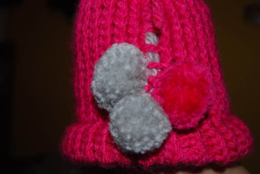 Como hacer gorros de lana, con telar circular