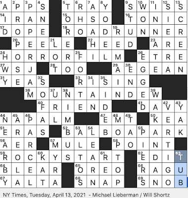 Rex Parker Does the NYT Crossword Puzzle: Beverage brand whose first mascot was Willy the