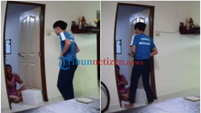 Viral Video Detik-Detik Seorang Anak Bentak dan Tampar Hingga Tendang Ibunya Sendiri, Kini Jadi Buronan Polisi