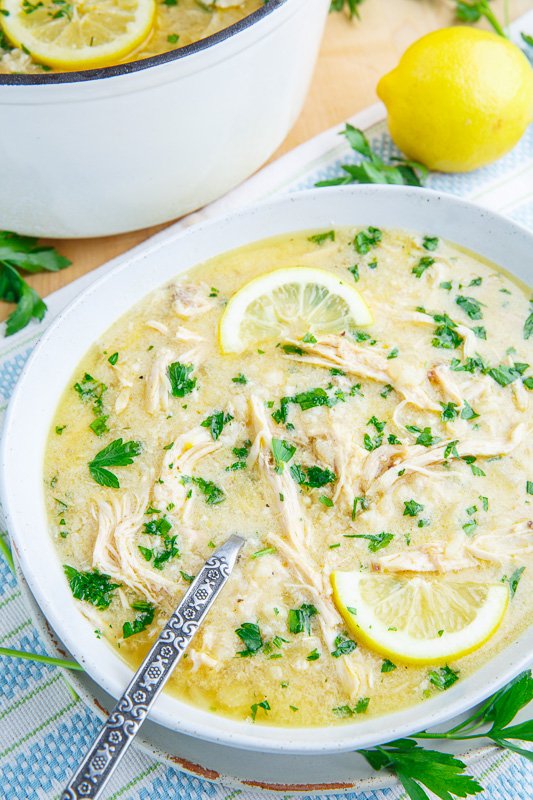 Avgolemono Soup (aka Greek Lemon Chicken Soup) Kuina Resep