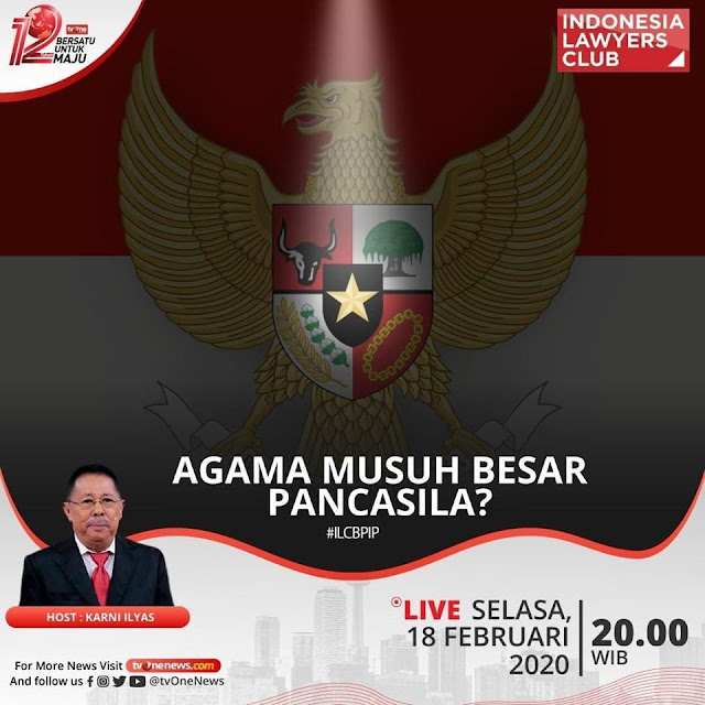 ILC Agama Musuh Besar Pancasila ILC Agama Musuh Besar Pancasila