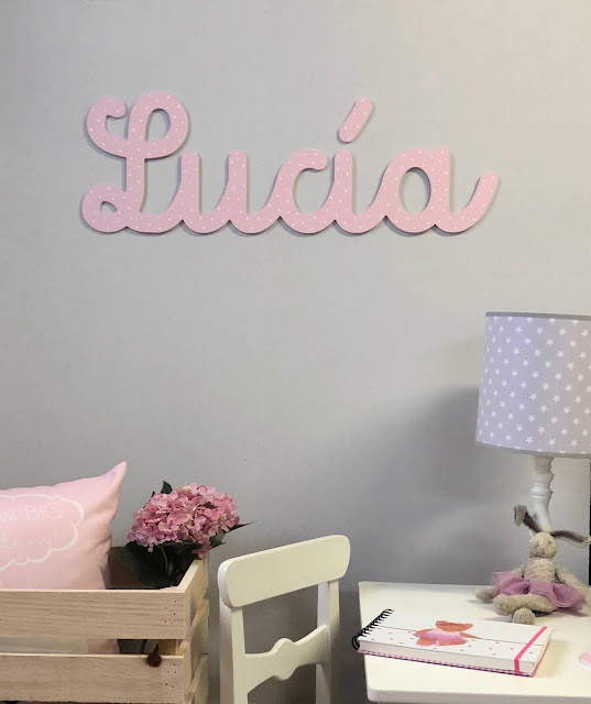 letras y nombres  de niños y niñas para decorar habitación infantil